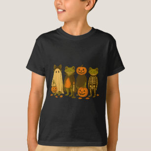 Lustige niedliche Frosch-Halloween-Kostüme T-Shirt