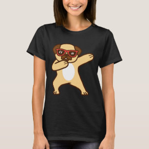 Lustige niedliche Pug-Hund-Dabbing-Kleidung 209 T-Shirt
