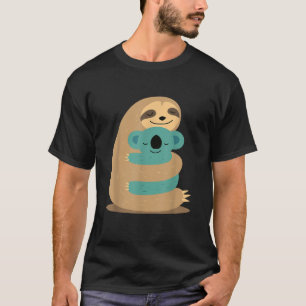 lustige niedliche Schlampe umarmt koala Geschenk T-Shirt