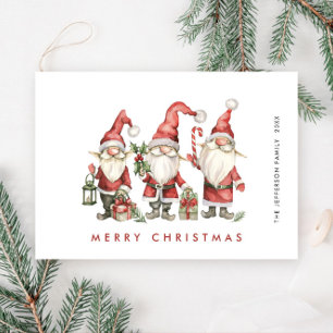 Lustige niedliche Weihnachtswichtel Weihnachten