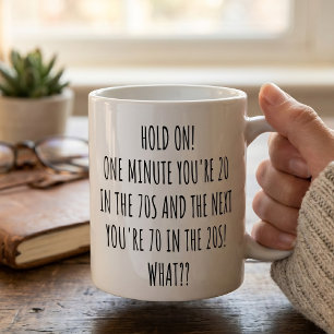 Lustige Nostalgie Froher 70. Geburtstag Kaffee Tasse