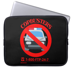 lustige Notebookhülle "COPBUSTERS 2" Laptopschutzhülle