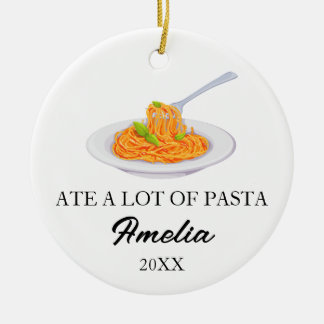Lustige Nudeln-Geschenke für Frauen, Ravioli Spagh Keramik Ornament