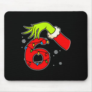 Lustige Nummer 6 Weihnachten 67 Sechs Sieben Meme Mousepad