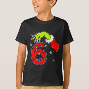 Lustige Nummer 6 Weihnachten 67 Sechs Sieben Meme  T-Shirt