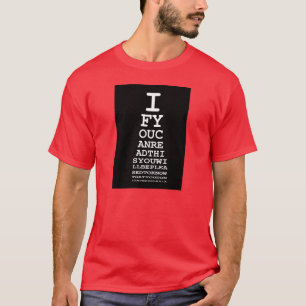 Lustige, offensive Dyslexie T-Shirt