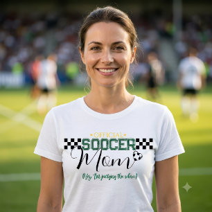 Lustige Offizielle Fußballmutter, die den Schiedsr Tri-Blend Shirt