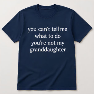 Lustige Oma, du bist nicht meine Enkelin T-Shirt
