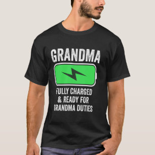 Lustige Oma lud Großmutter energetische Oma ein T-Shirt