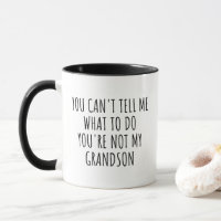 Lustige Oma-Tasse Du bist nicht mein Enkel