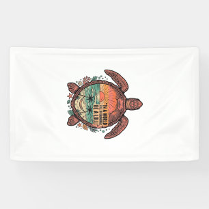 Lustige Oma Turtle Beach Vintage-Shirt Design_1 Banner