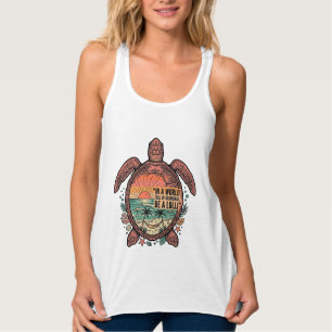 Lustige Oma Turtle Beach Vintage-Shirt Design_1 Tank Top