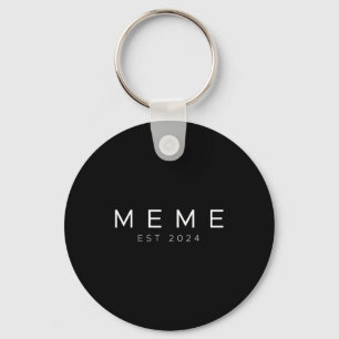 Lustige Oma wird bald Meme Est 2024 Neue Oma Schlüsselanhänger