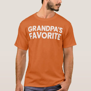 Lustige Opa Lieblings-Großeltern-Enkelkind Fett T-Shirt