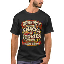 Lustige Opa-Snack-Geschichten-Bettzeit-Regeln.
