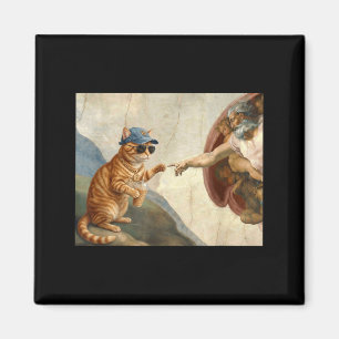 Lustige Orange Tabby Katzen Orange Tabby Katze Magnet