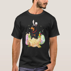 Lustige Ostereier Dobermann-Hasen-Hund Christen 1 T-Shirt
