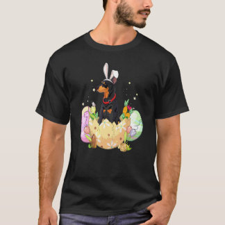 Lustige Ostereier Dobermann-Hasen-Hund Christen 1 T-Shirt