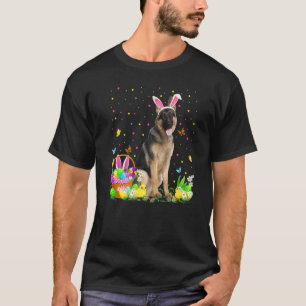 Lustige Ostereier Jagd Deutscher Schäferhund Oster T-Shirt