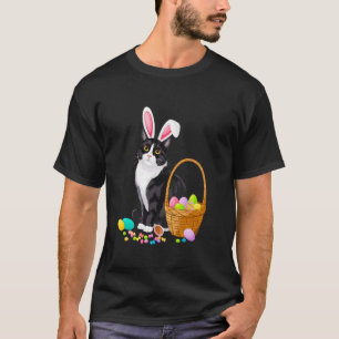 Lustige Ostereier Katzen Hasenohren Kostüm Für Kat T-Shirt