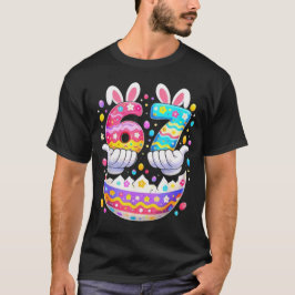 Lustige Ostereier Six Seven 67 Bunny 67 Meme Junge T-Shirt