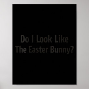 Lustige Ostern Sarkastische Hase Zitat Feiertag Fr Poster