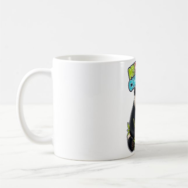 Lustige Panda-Diät-Challenge-Kaffeetasse Kaffeetasse (Links)