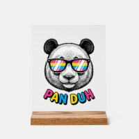 Lustige Panda-Sonnenbrille Vintage-Gravur-Shirt De