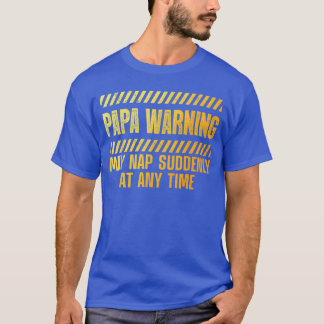 Lustige Papa-Kunst für Opa von Enkelkindern Vätern T-Shirt