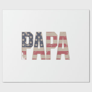 Lustige Papa-Kunst für Opa von Enkelkindern zum Va Geschenkpapier