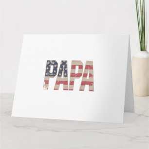 Lustige Papa-Kunst für Opa von Enkelkindern zum Va Karte