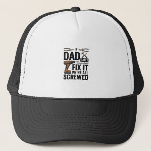 Lustige Papa-Reparatur-Tool-Quote-Vektor-Design_ Truckerkappe