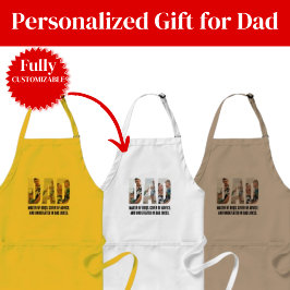 Lustige Papa-Schürze – BBQ-Meister & Dad-Joke-Cham Schürze
