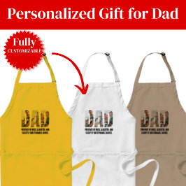 Lustige Papa-Schürze Weihnachtsgeschenke für Papa Schürze