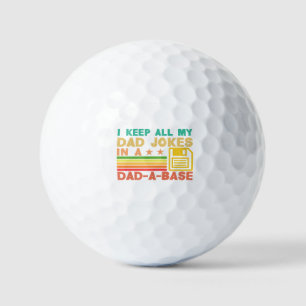 Lustige Papa-Witze in Papa-a-Base Vintage für den Golfball