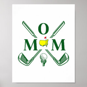 Lustige Par-Mama-Golf-Passende-Golf-Zitat-Party-Po Poster