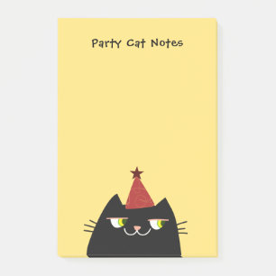 Lustige Party-Katze Haftnotizen Süße Kawaii Post-it Klebezettel