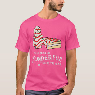 Lustige passende Pyjamas Weihnachtsbaum Kuchen Des T-Shirt
