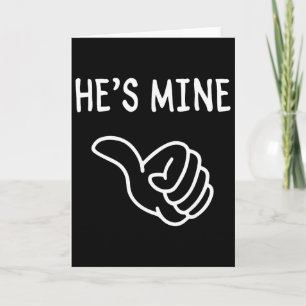 Lustige passende romantische Liebesvalentinstag Hu Karte