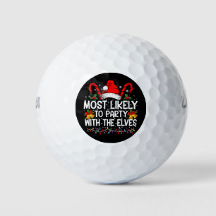 Lustige passende Weihnachten Aller Wahrscheinlichk Golfball