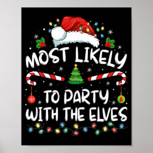 Lustige passende Weihnachten Aller Wahrscheinlichk Poster