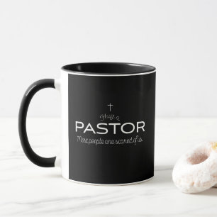 Lustige Pastor-Anerkennungs-Tasse Tasse