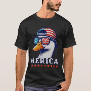 Lustige patriotische Entenliebhaber 4. Juli Lustig T-Shirt