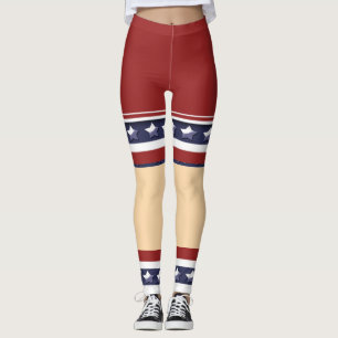 Lustige patriotische Kurzschlusssocken Leggings