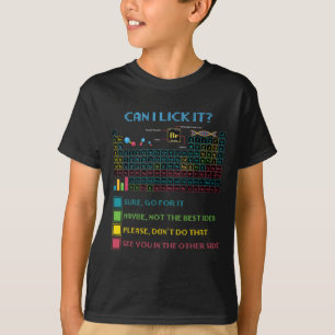 Lustige Periodensystem-Wissenschaft Kann ich es le T-Shirt