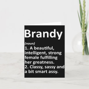 Lustige personalisierte Definition von Herren-Bran Karte
