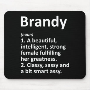 Lustige personalisierte Definition von Herren-Bran Mousepad