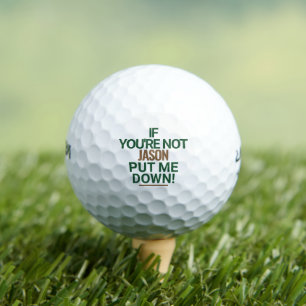 Lustige Personalisierte Golfbälle zum Herunterlege