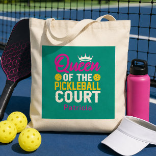 Lustige personalisierte Königin des Pickleball-Cou Tragetasche