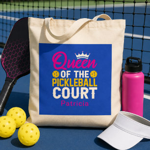 Lustige personalisierte Königin des Pickleball-Cou Tragetasche